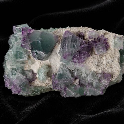 Lavender Citadel - Fluorite Crystals on Matrix #201