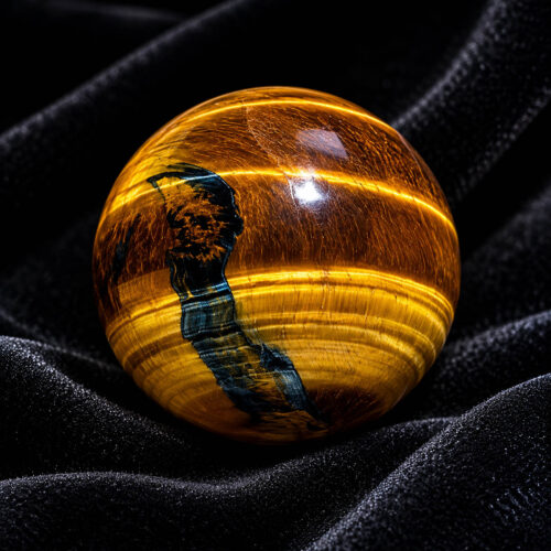 Golden Sentinel - Tiger's Eye Sphere