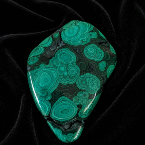 Swirling Galaxy Polished Malachite